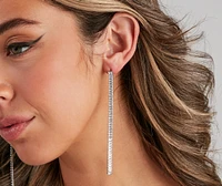 Glams The Word Linear Earrings