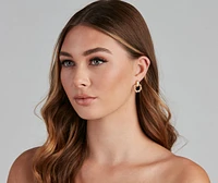 Twist Of Glam Mini Hoops