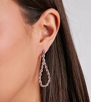 Chain To Three Earrings Set