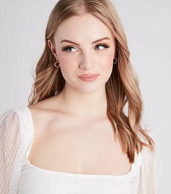 Cutest Details Three-Pack Earrings Set