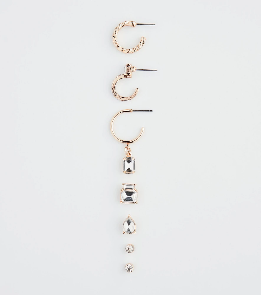 Endless Style Rhinestone Earring Variety Pack
