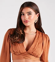 Go With The Glam Butterfly Statement Earrings