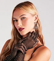 Spooky Flair Spider Web Earrings