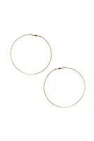Thin Shimmer Hoops