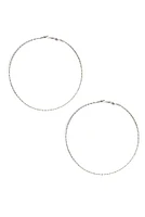 Thin Shimmer Hoops