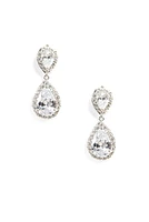 Cubic Zirconia Teardrop Earrings