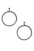 O Ring Rhinestone Earrings