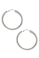 Shine Rhinestone Hoops
