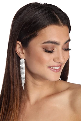 Glam Goals Rhinestone Earrings
