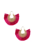 Major Fan Tassel Earrings