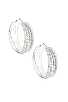Add Some Sparkle Hoop Earrings