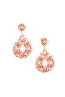 Gem Tear Statement Earrings