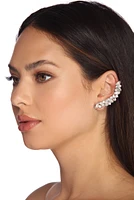 Rhinestone Statement Ear Cuff