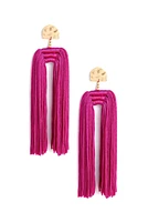 Statement Making Long Fringe Earrings