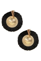 Full Fan Tassel Earrings