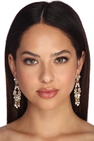Chandelier Rhinestone Earrings