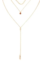Layered Elegance Lariat Necklace