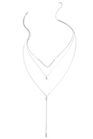 Layered Elegance Lariat Necklace