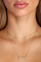 Baddie Script Necklace Pack