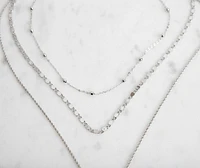 3 Row Luxe Lariat Layered Necklaces