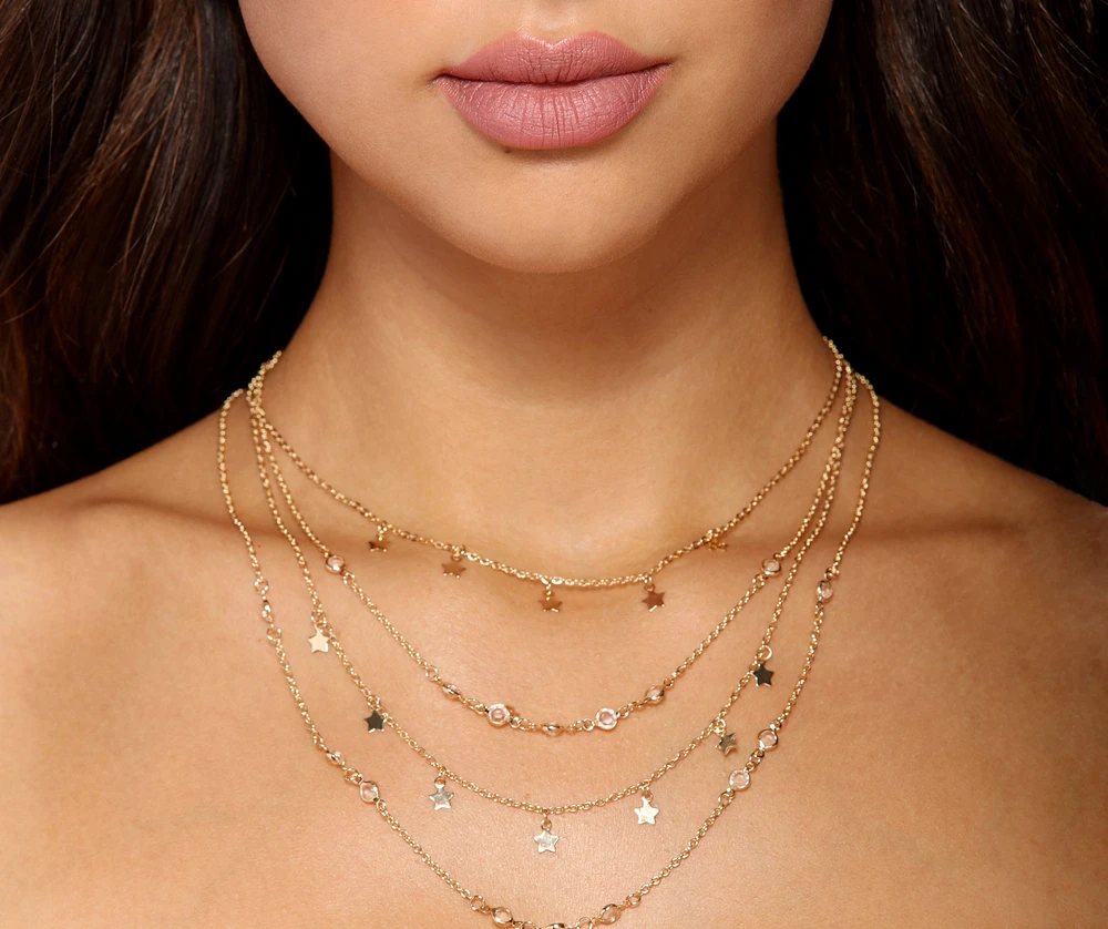Seeing Stars Layered Necklace