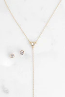 Darling Lariat Rhinestone Set