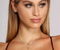 Petite Cubic Zirconia Necklace Set