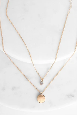 Two Times Chain Necklace Set