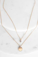 Two Times Chain Necklace Set