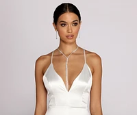 A Twist Of Rhine Necklace Set