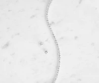 Simply Sparkle Cubic Zirconia Choker Set