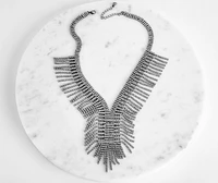 Statement Fringe Necklace