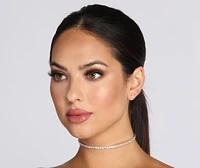 Dnt 4Get Abt Me Choker & Studs Set