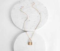 Goldi Lock Pendant Necklace