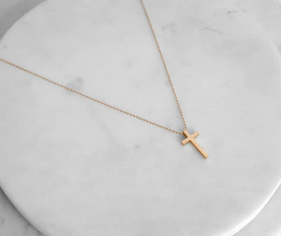 Dainty Cross Pendant Necklace