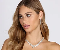 Full Of Romance Rhinestone Necklace Set