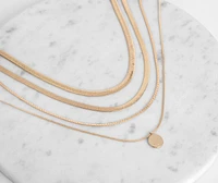 Layered Like A Goddess Necklace Set
