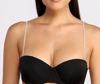 Eye Catcher Rhinestone Bra Straps