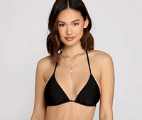 Layered In Glam Triple-Layered Body Chain Jewelry Set