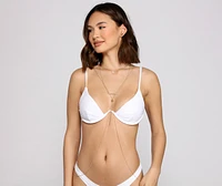 Dainty Triple Layered Luxe Body Chain Jewelry Set