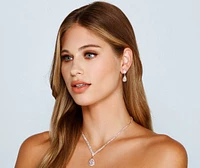 Reign In Luxe Necklace And Duster Earrings Set
