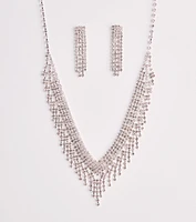 Luxe Beauty Necklace And Earrings Set