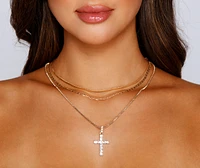 Endless Glamour Rhinestone Multi Necklace Pack