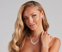 Rhinestone Radiance Jewelry Set