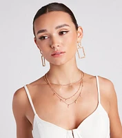 Cool-Girl Chic Celestial Charm Necklace