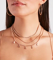 Trendy Celestial Vibes Star Charm Necklace