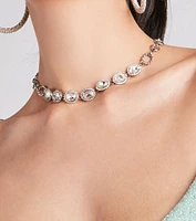 The Mood For Glamour Gemstone Choker Necklace