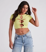 Happy Girl Smiley Face Belly Chain