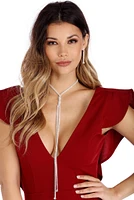 A Twist Of Rhine Necklace Set