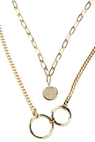 Double O Ring Necklace